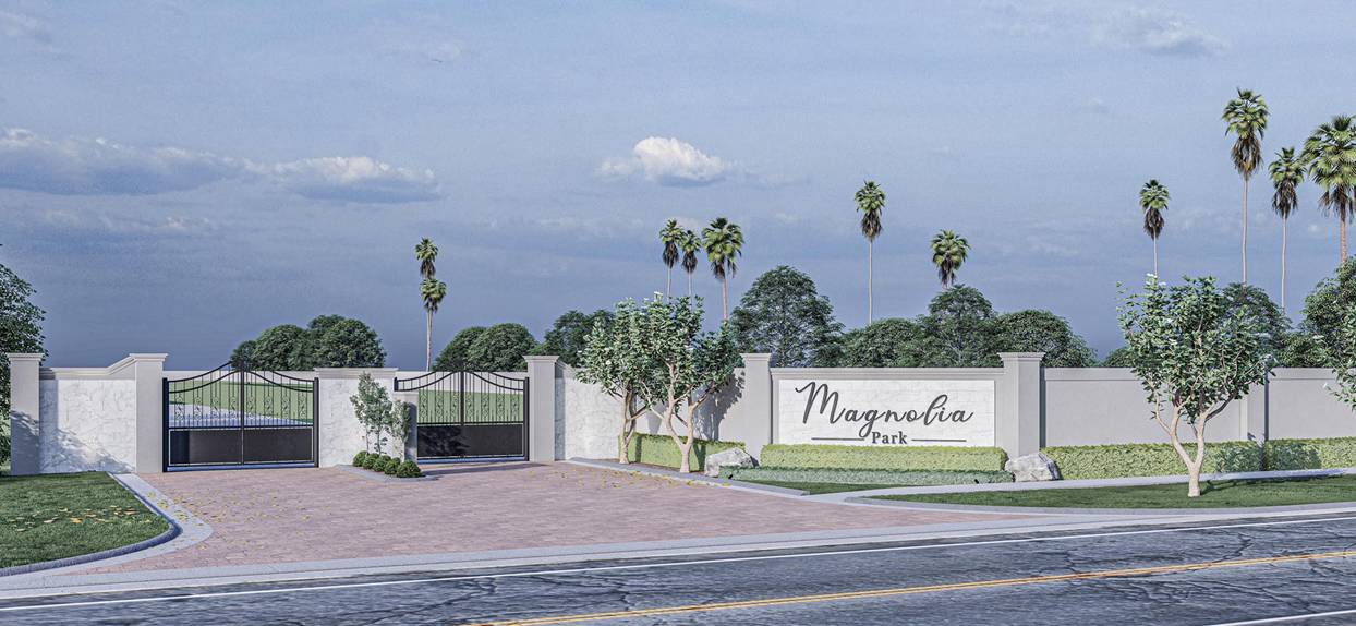 Magnolia Parks entryway
